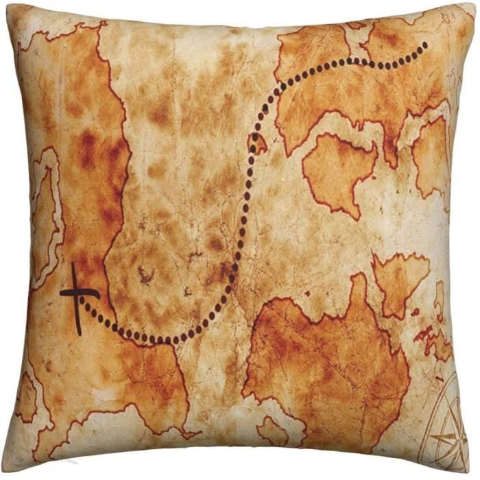 Fundas de almohada de poliéster y fibra de algodón - Rayas - 50x75cm