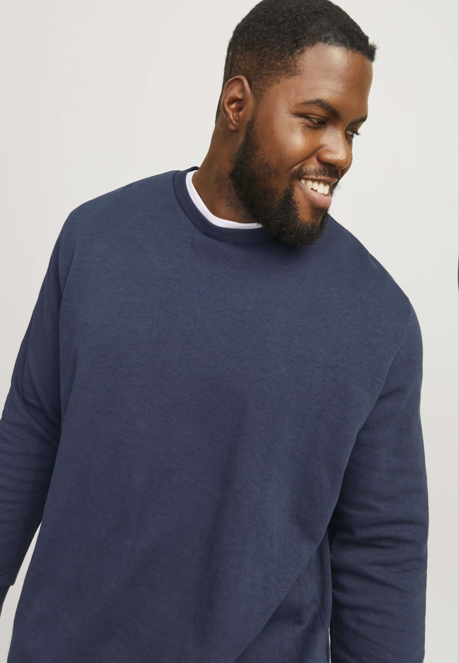 Jack & Jones BASIC CREW NECK - Sweatshirt - marineblauwe blazer