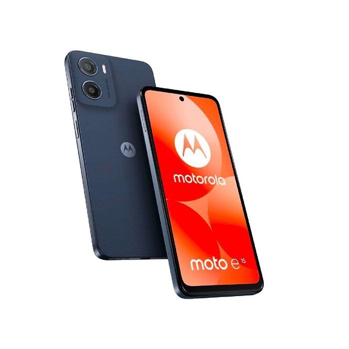 Smartphone - MOTOROLA - Moto E15 - 6,67 pouces - Double SIM - 64 Go - Bleu denim