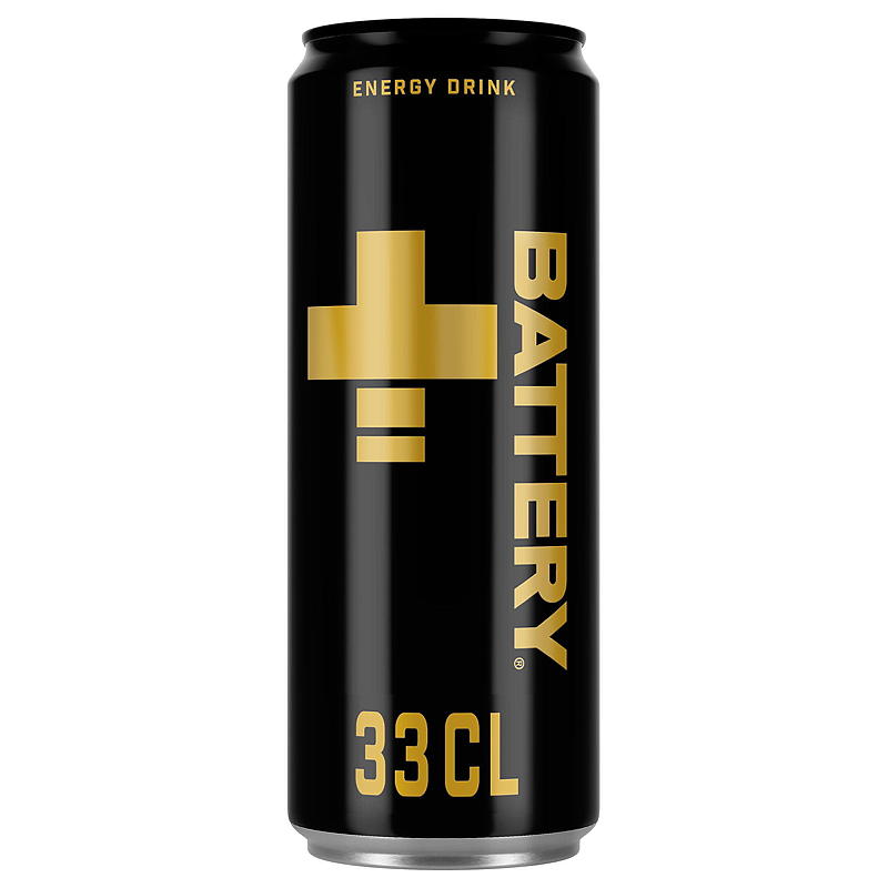 Batteri 0,33 l dåse Energi