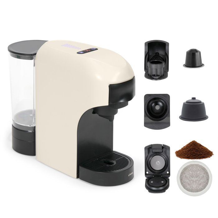 Cafetera multicápsula 4 en 1 - LIVOO - DOD217C - 1400 W - 7 niveles de intensidad de café - Crema