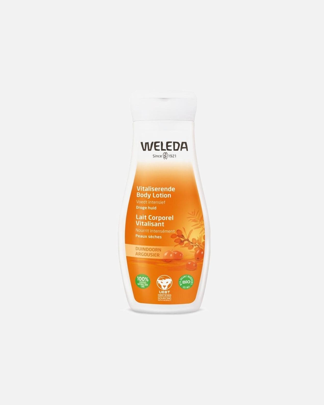 Weleda šaltalankių kūno losjonas Gaivinamasis kūno losjonas - 200 ml