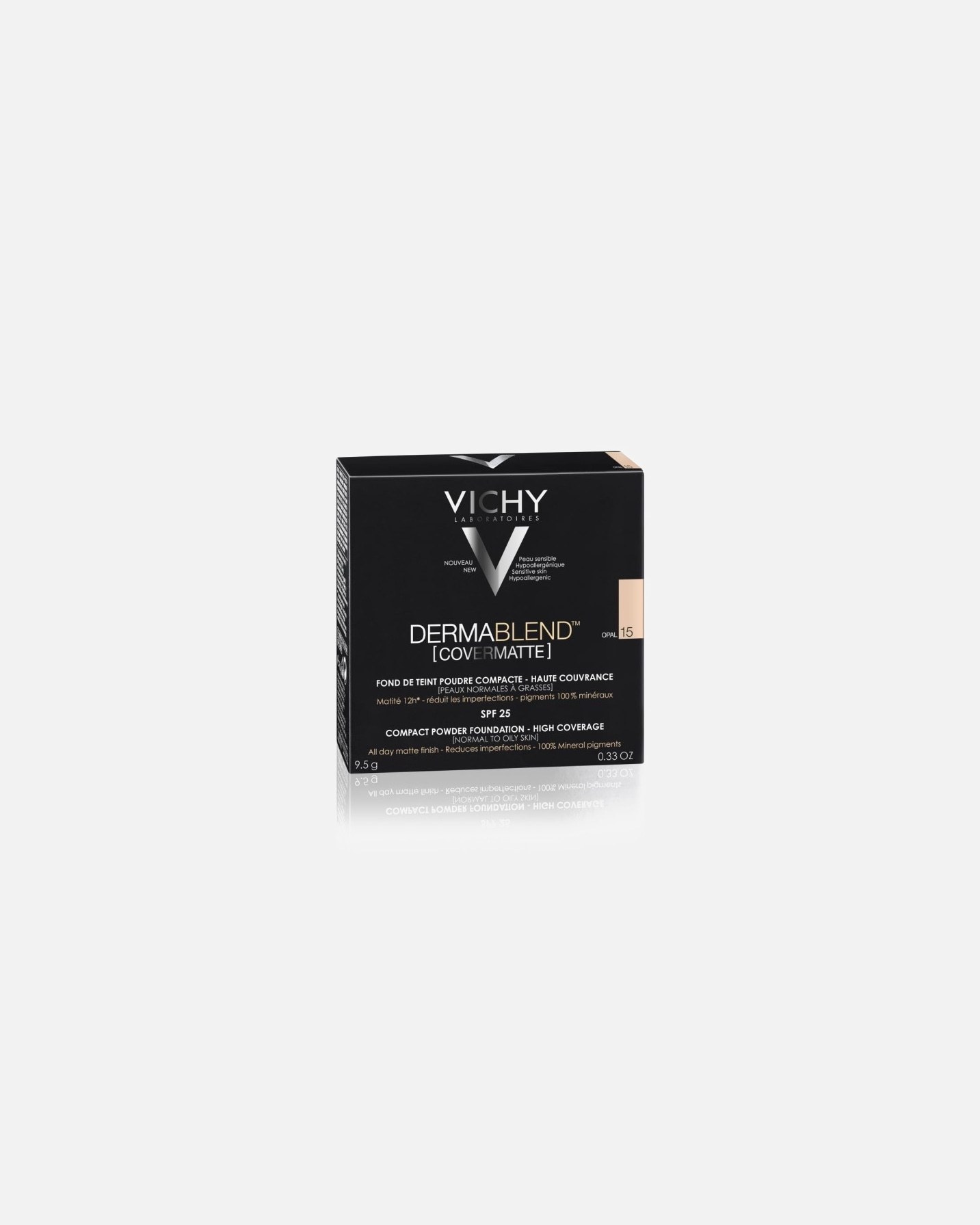 Vichy Foundation Dermablend Covermatte Kompaktpuder-tonālais krēms – 9,5 g