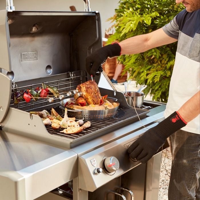 Griglia per arrostire il pollo Weber GBS - Acciaio inossidabile - Grigio