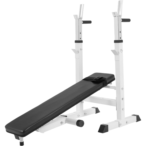Ensemble de banc de musculation Gorilla Sports 100 kg en vinyle