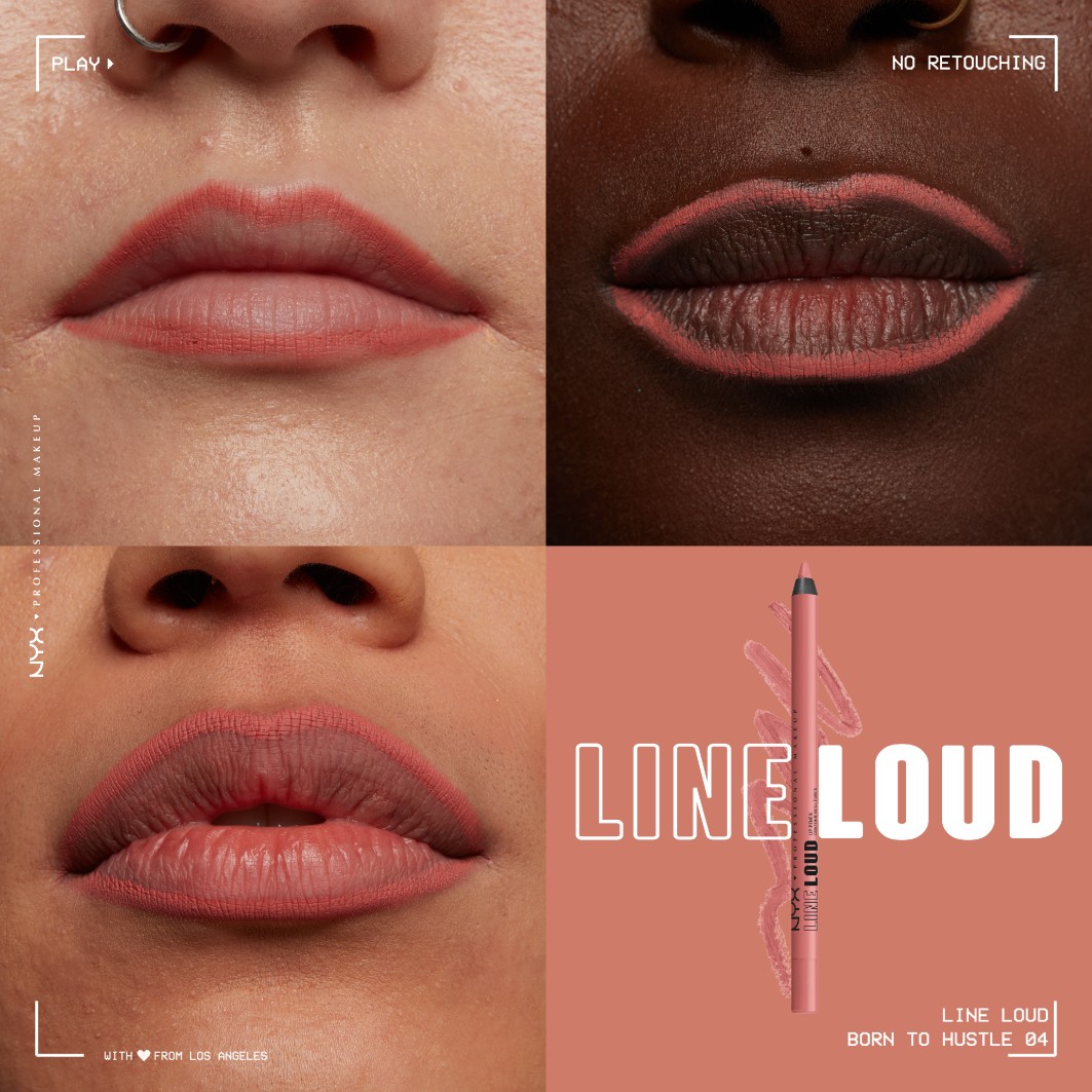 Lápis labial NYX Professional Makeup Liner Line Loud - 1,2g