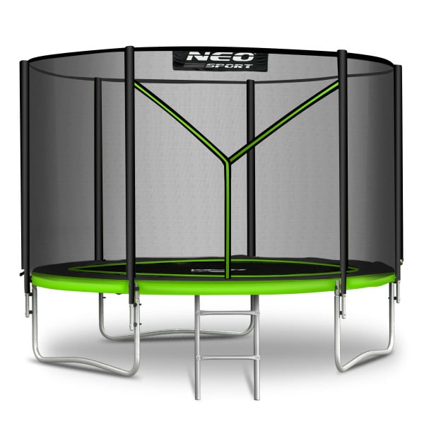 Trampolina ogrodowa z siatką zewnętrzną Neo-Sport 252cm 8ft