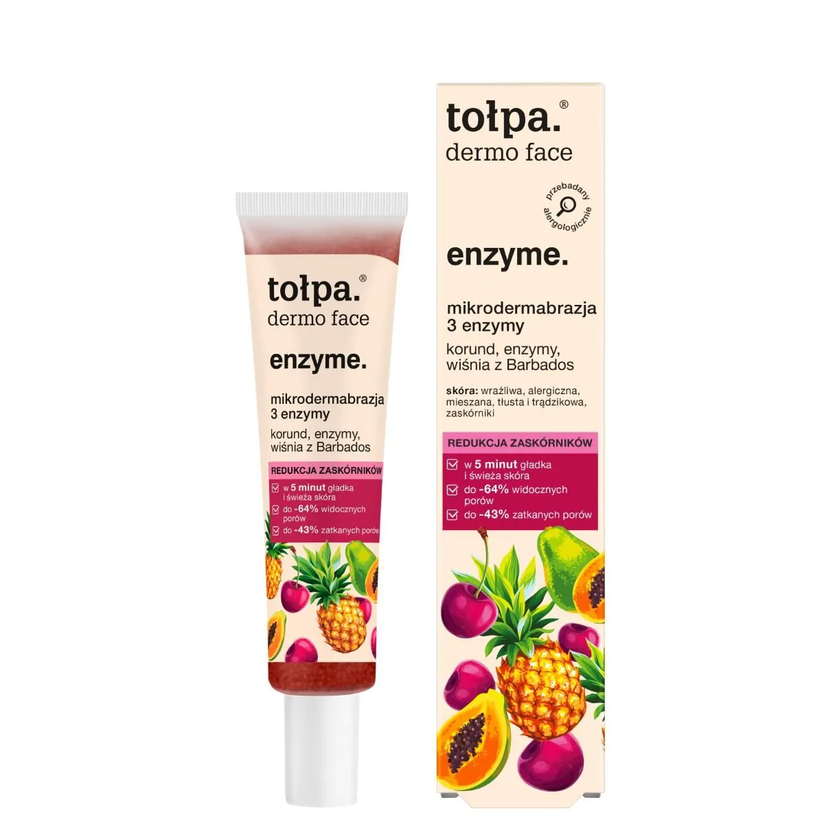 Tołpa Dermo Face Enzyme Mikrodermabrazja 3 enzymy