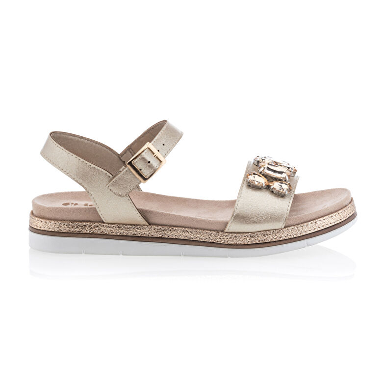 Gele sandalen/open teenschoenen voor dames