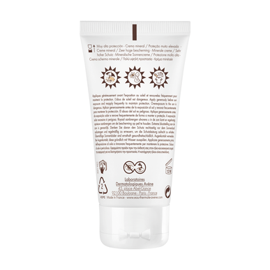 Avène Sun Care Mineral Cream bez parfemace SPF50 opalovací minerální krém pro reaktivní pleť 50ml