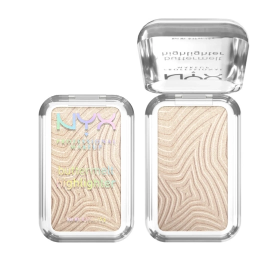NYX Professional Makeup Buttermelt rozświetlacz do twarzy w kompakcie 05 Bright & Butta 5 g
