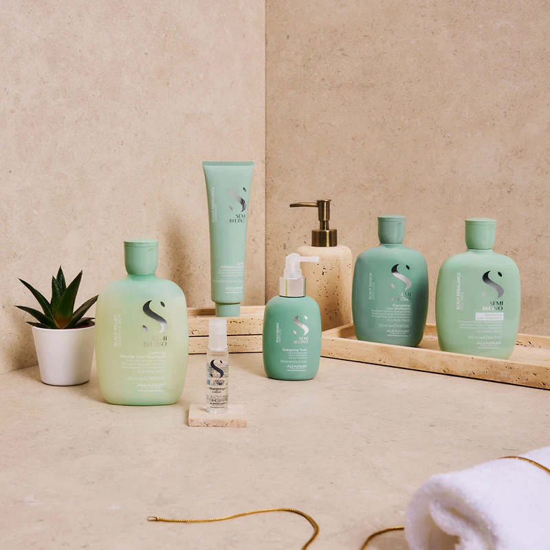 Alfaparf Milano Semi Di Lino Scalp Rebalance Čistiaci peeling proti lupinám