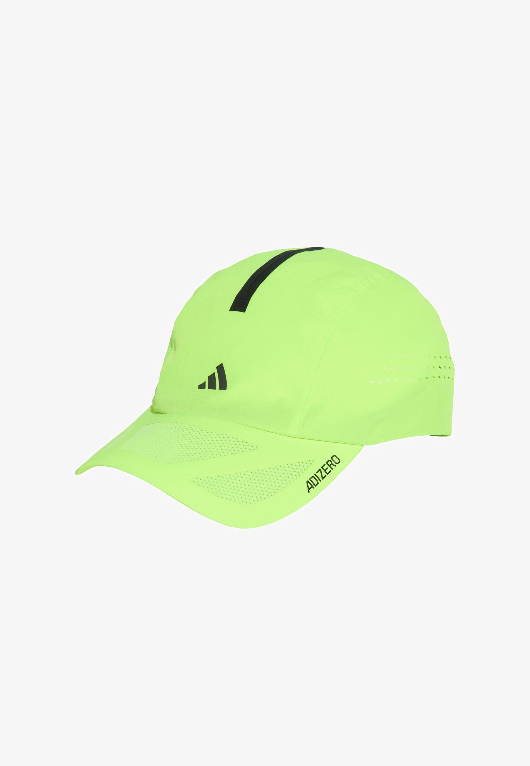 adidas Performance RUNXADIZ - Cap - helder citroengeel/zwart reflecterend