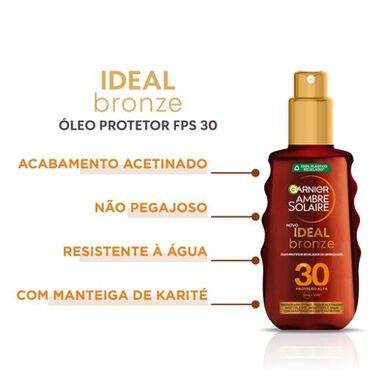 Garnier Ambre Solaire opalovací olej ve spreji ideální pro bronz SPF30 150 ml 150 ml