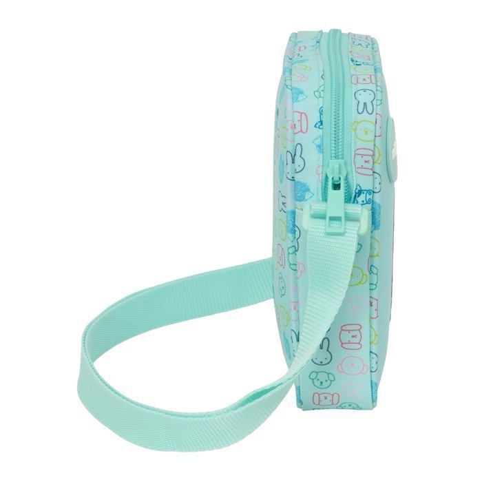 Kleine kinderschoudertas - Safta - Pastelblauw - 16x4x18 cm - Polyester - Verstelbare schouderband - Ritssluiting