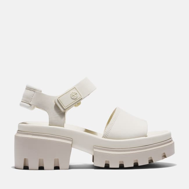 Sandalo a Doppia Fascia Everleigh da Donna in                bianco