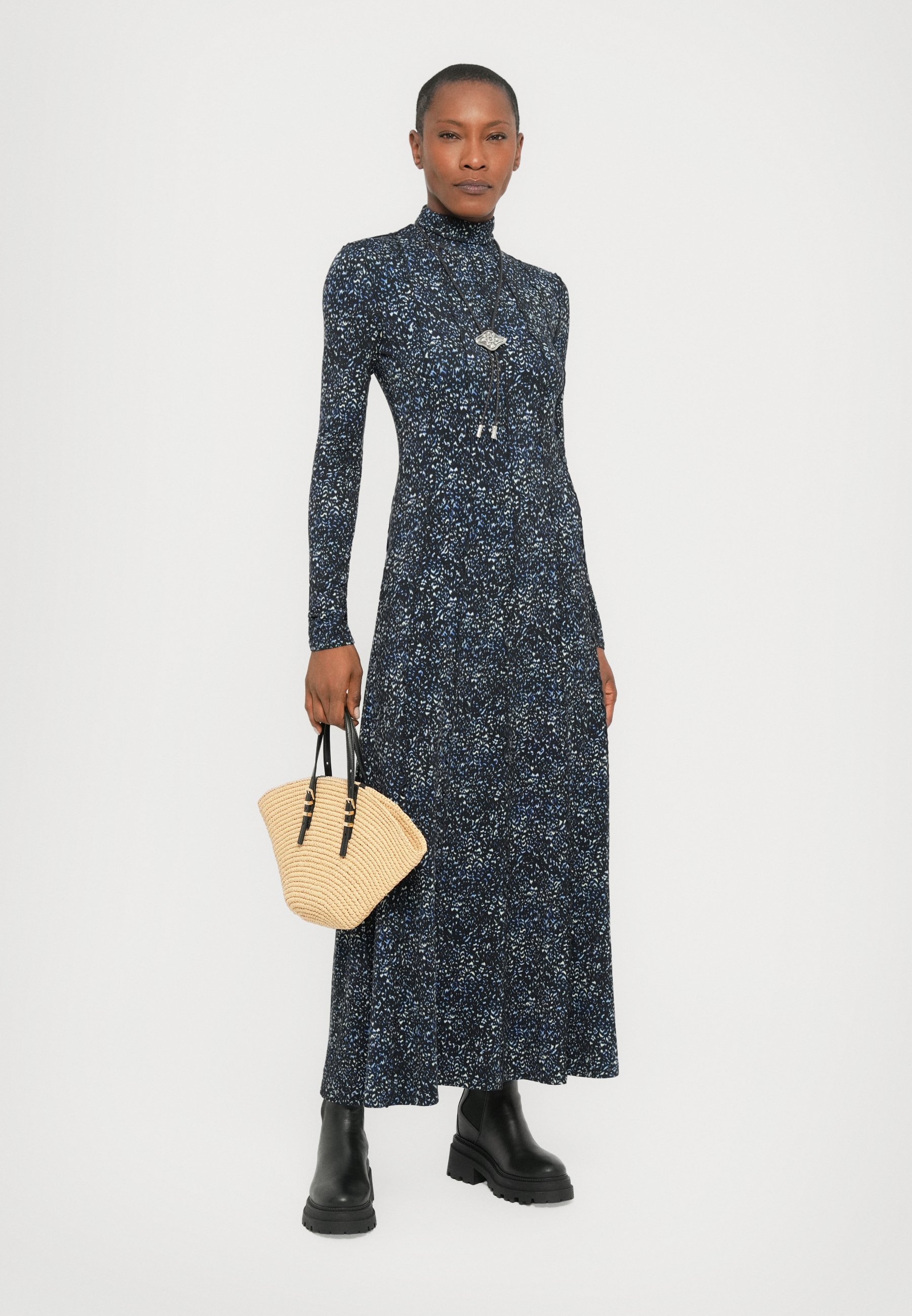 Abito lungo MABEL di Proenza Schouler White Label - blu navy