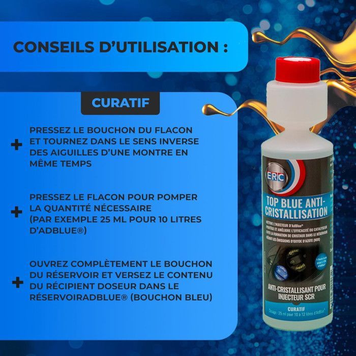 AdBlue anticristalizante, Top Blue 250 ml - ERC