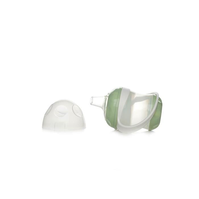 Leak-proof cup - THERMOBABY - Celadon Green - 180 ml - Ergonomic and hygienic
