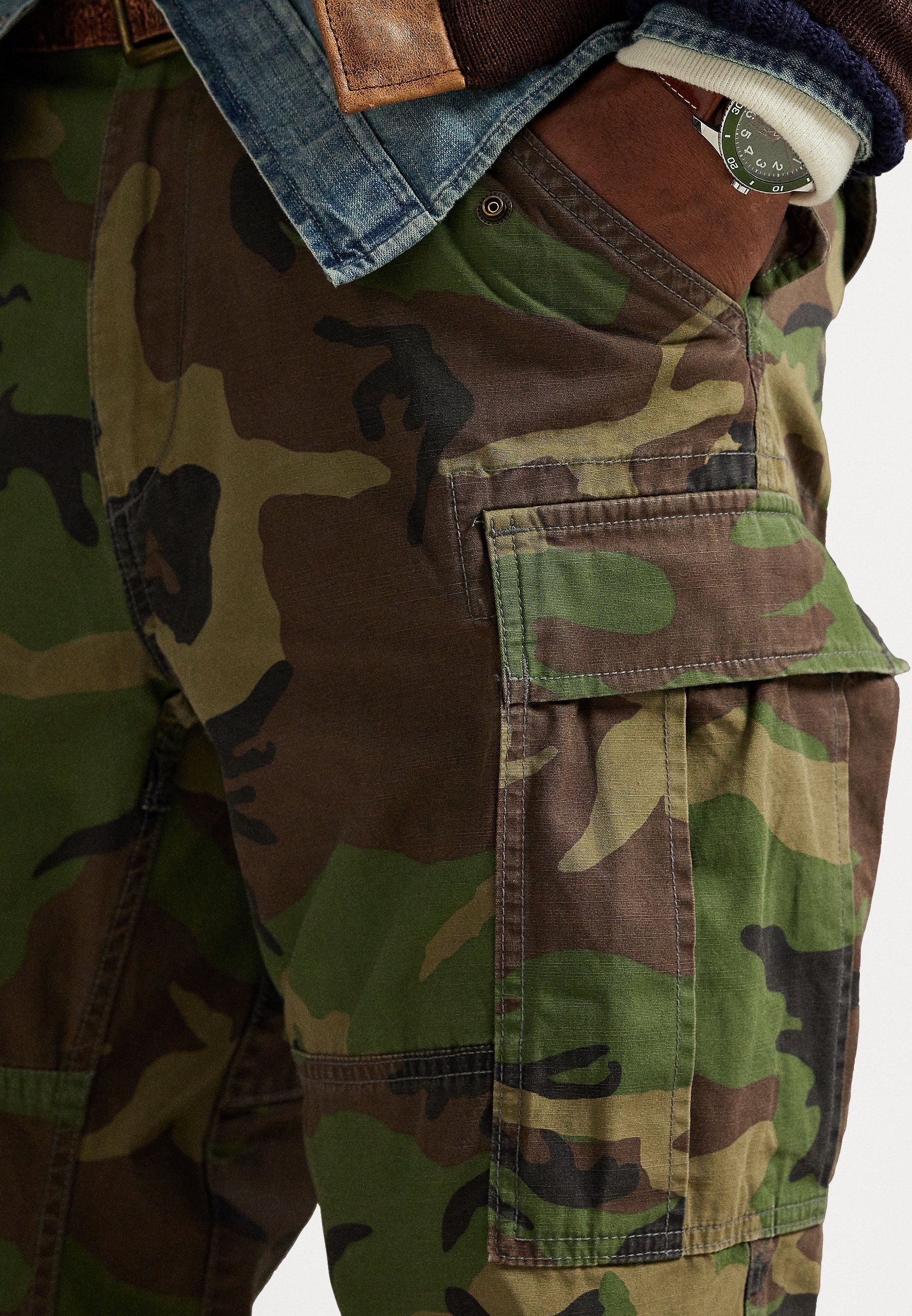 Polo Ralph Lauren CLASSIC FIT CAMO CANVAS CARGO PANT - Cargobroek - veelkleurig