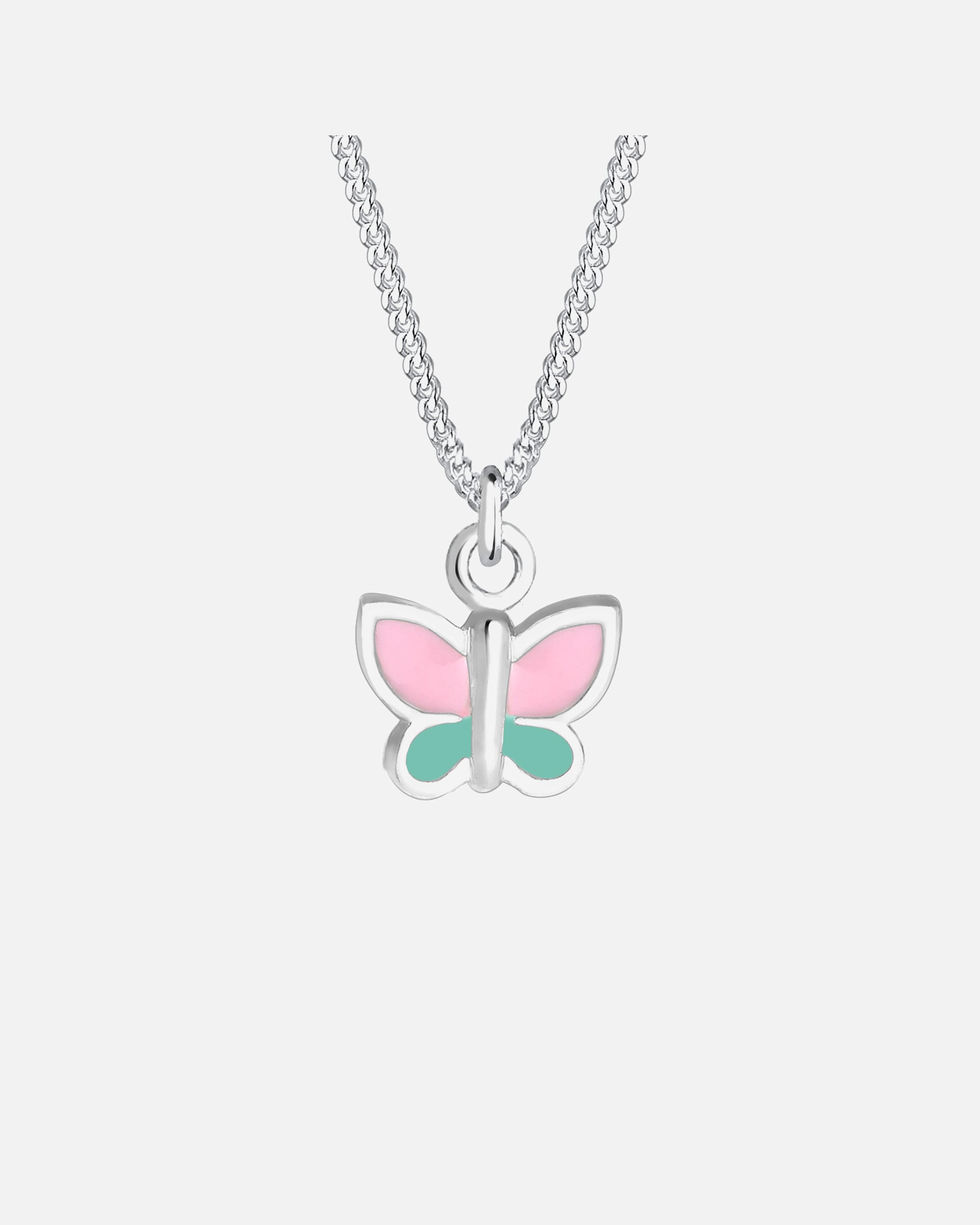 Elli Femme Papillon L'Émail en Argent Sterling (925/1000)