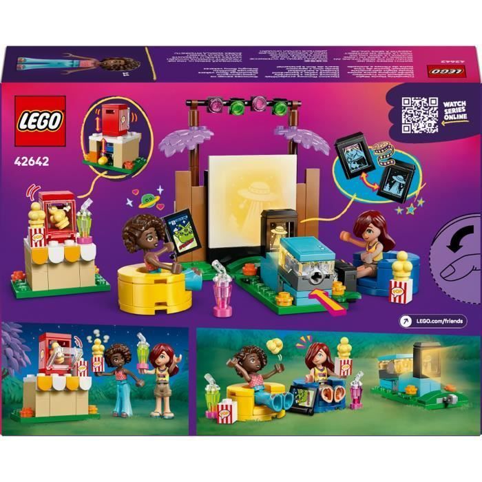 LEGO Friends 42642 Movie Night with Friends - Building Set for Ages 6+
