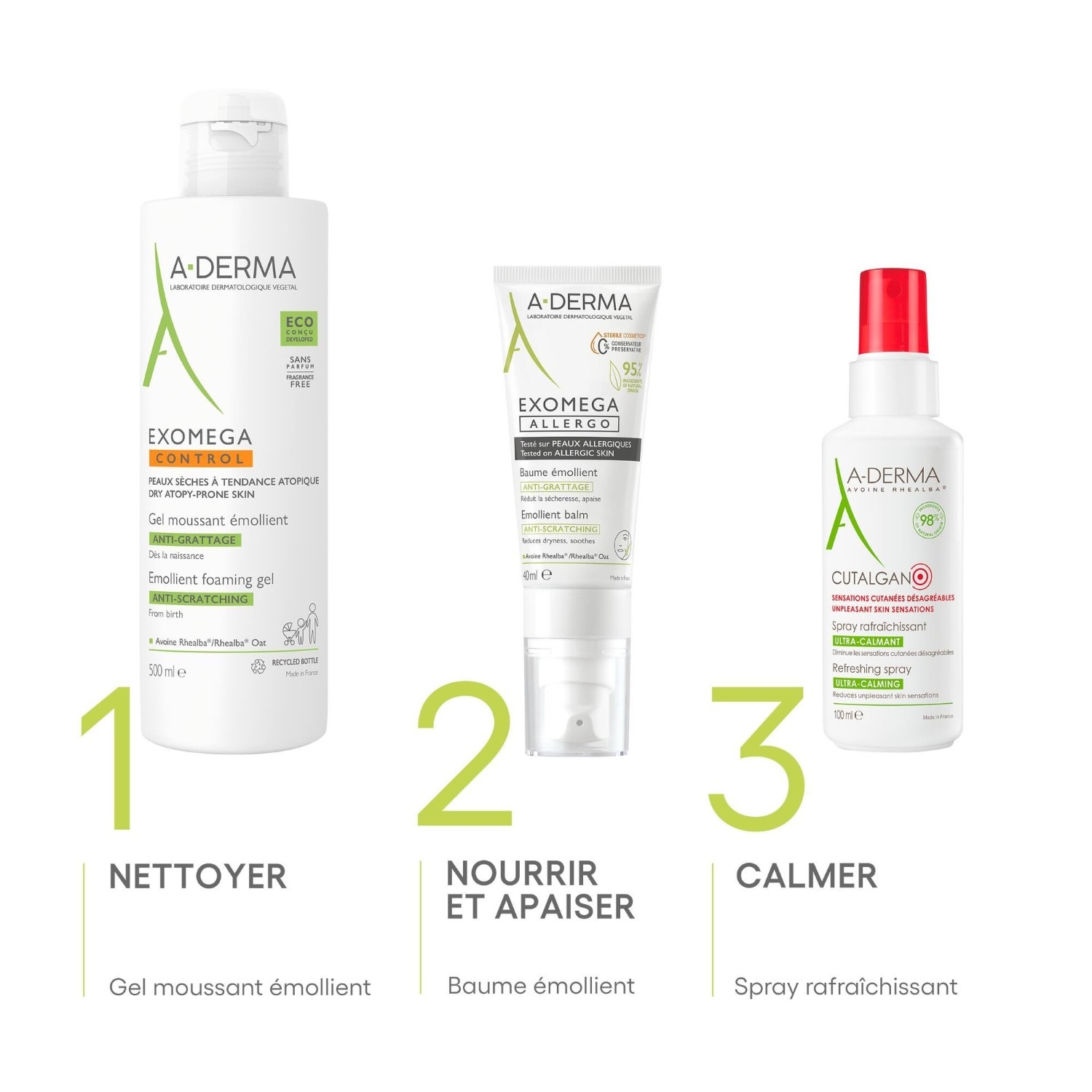 A-DERMA Baume émollient anti-grattage Cosmétique Stérile