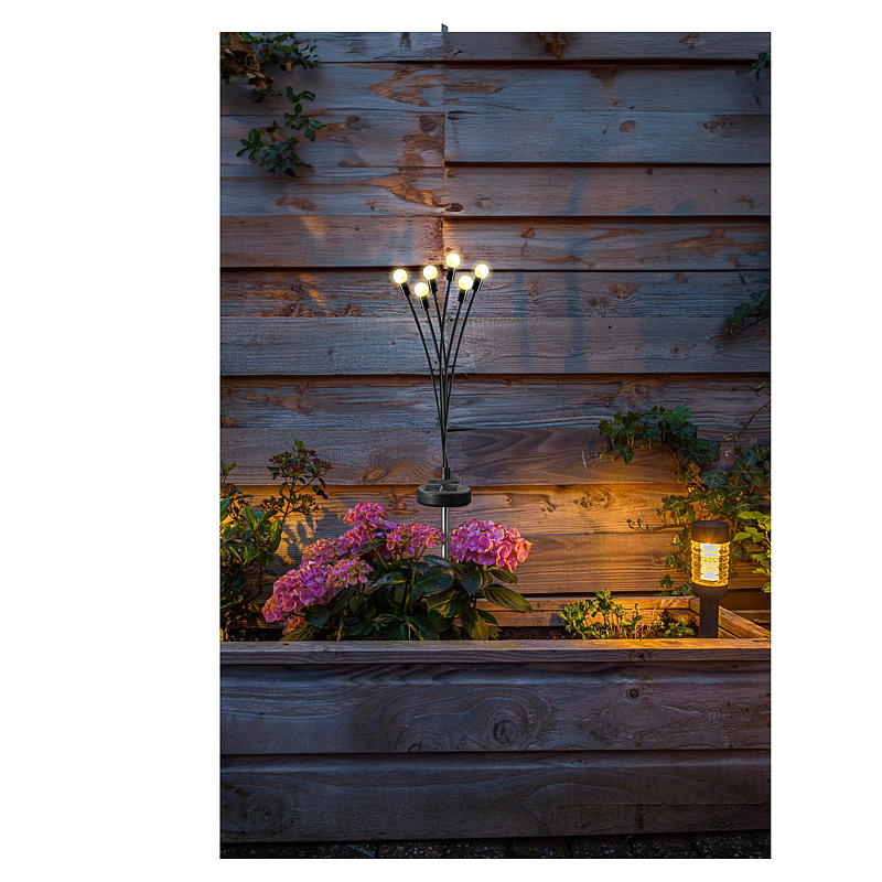 Sfere luminose per la casa, 6 celle solari, lucciola