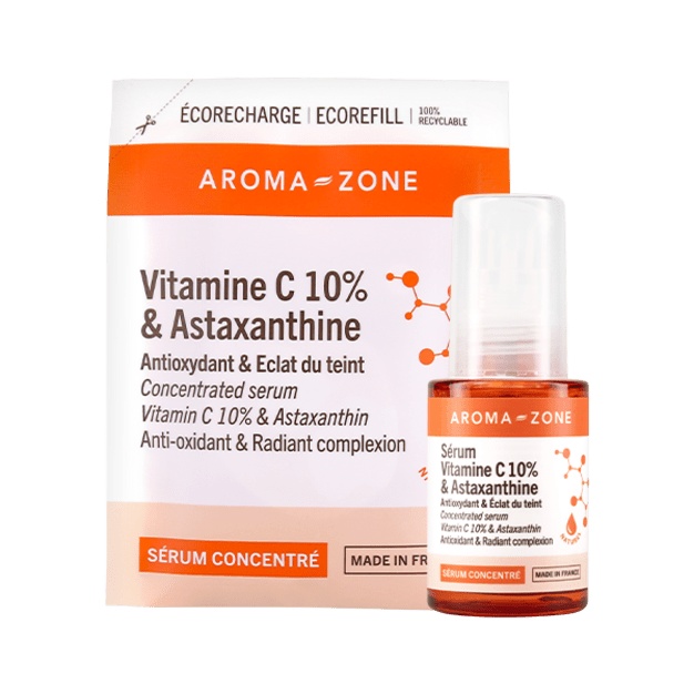 Koncentrowane serum z witaminą C 10% i astaksantyną 30 ml • Ekologiczne uzupełnienie