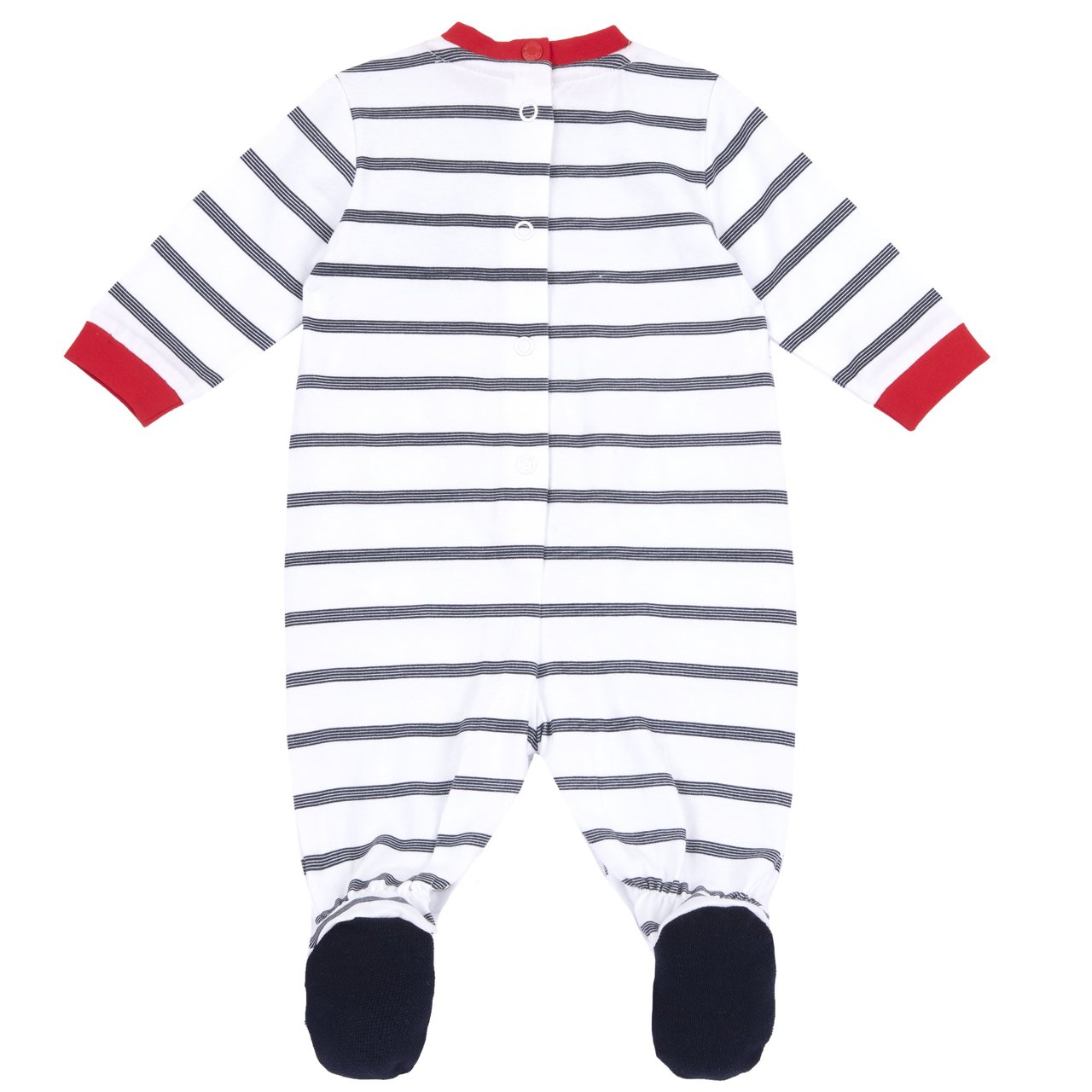 Baby-Matrosenpyjama mit Schrittöffnung