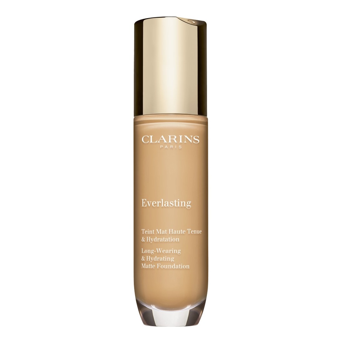 Base de maquillaje Clarins Everlasting, de larga duración e hidratante, con acabado mate - 30 ml