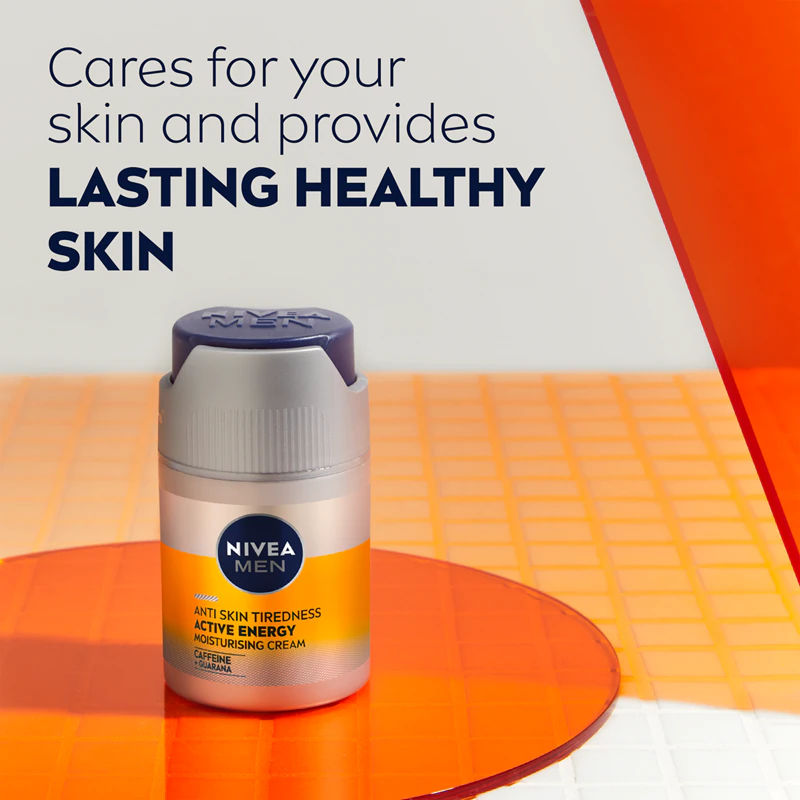 Creme facial hidratante revitalizante NIVEA MEN Q10 para homens