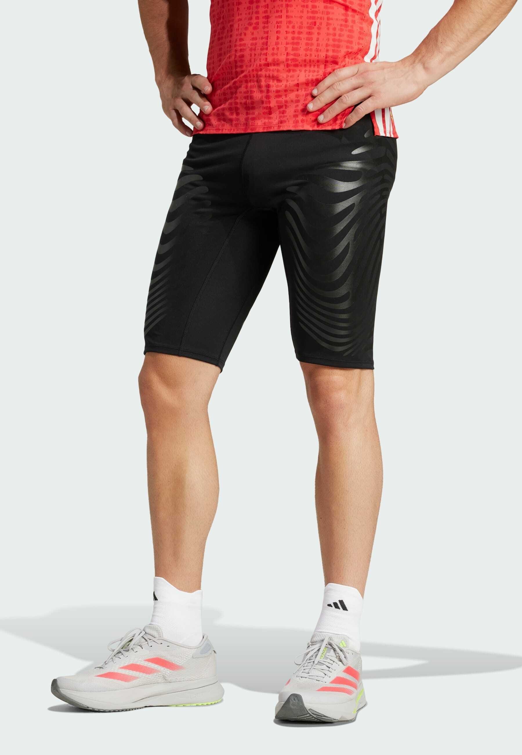 adidas Performance ADIZERO CONTROL SHORT - Kurze Lauftights - schwarz