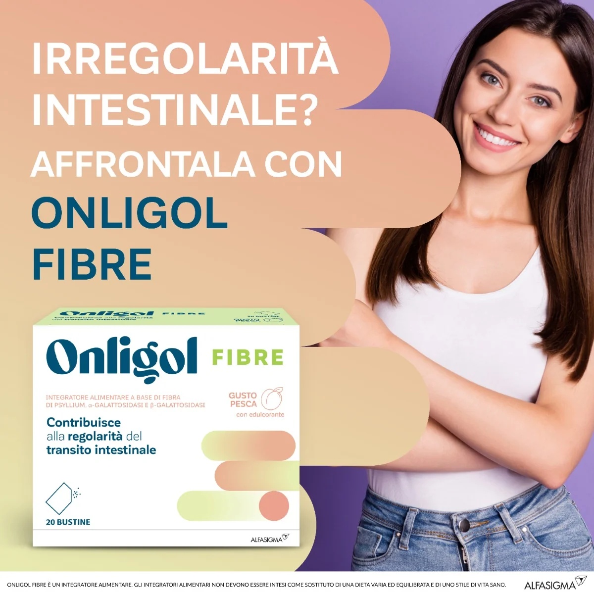 ONLIGOL en LAX KLYSMA Onligol perzikvezel 20 zakjes Darmpassage