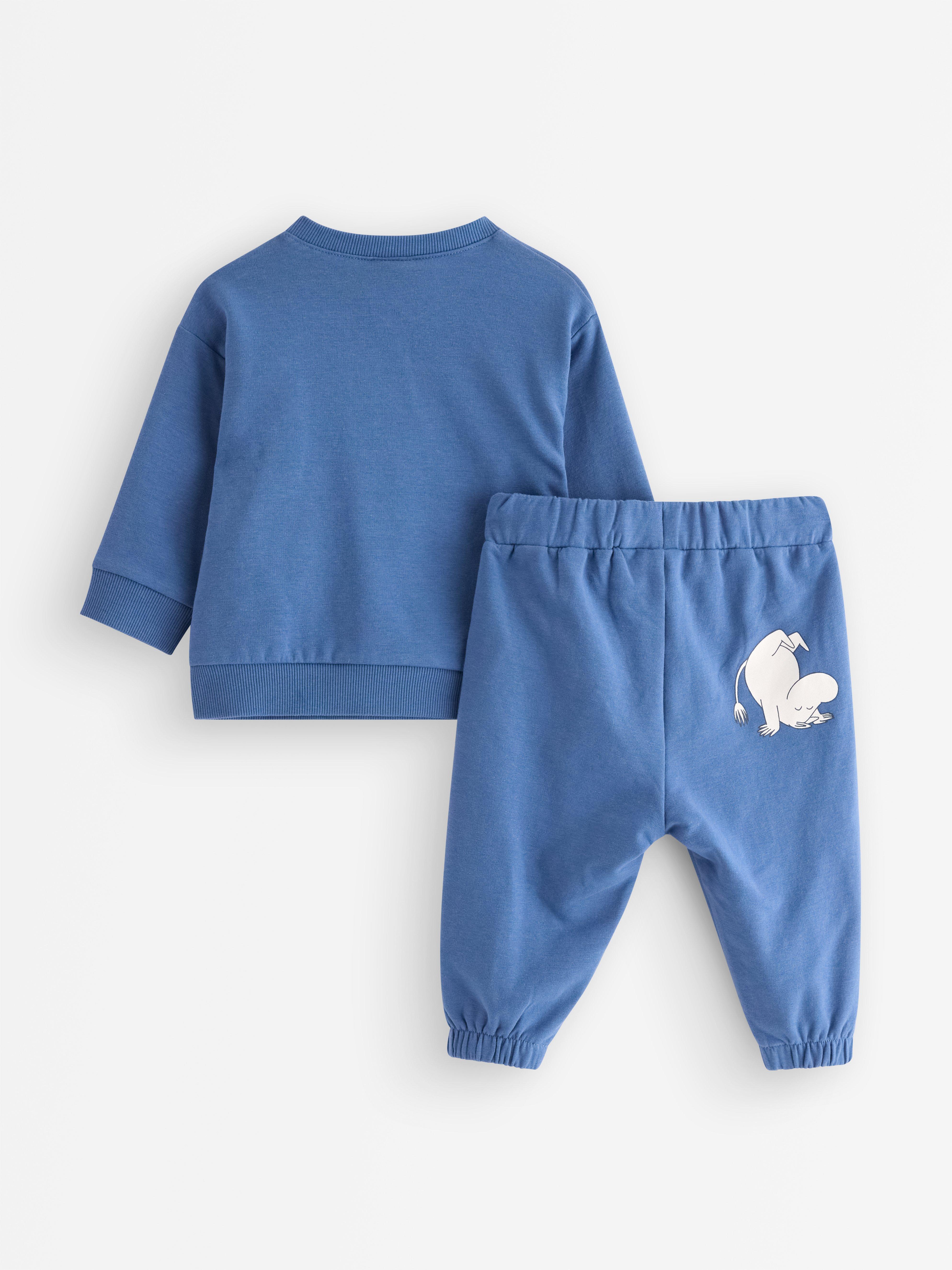 Conjunto Mumin Azul Claro Acinzentado