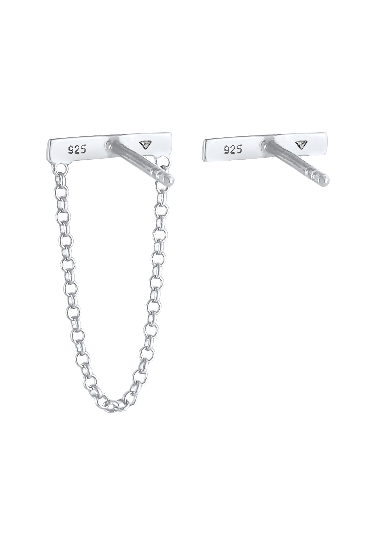 Elli Boucles d'oreilles dames blogueuse de tendance en argent sterling 925
