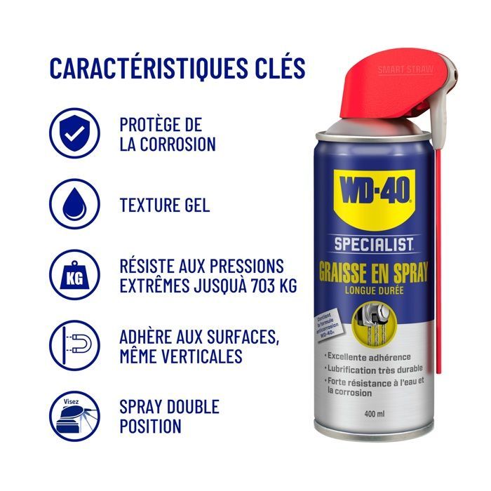 Grasa en aerosol especializada WD-40 de 400 ml