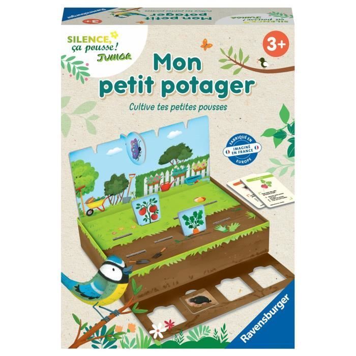 My Little Vegetable Garden - Silence ça pousse Junior - Educational Game - Ages 3+ - 1-4 Players - 20966 - Ravensburger