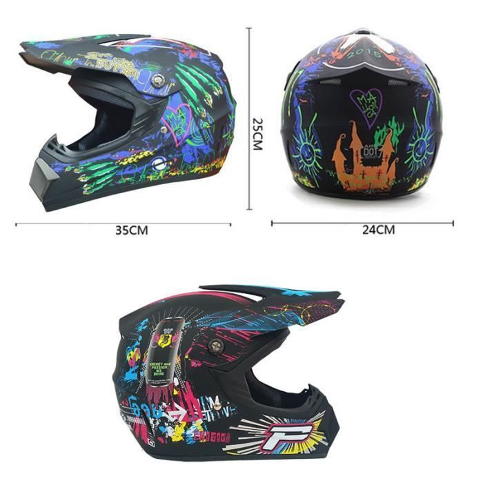 Casco de motocicleta para adulto talla L