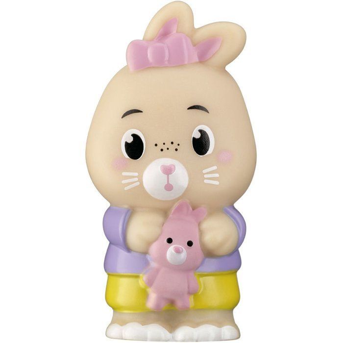 Conjunto de 4 personagens - SOPHIE A GIRAFA - Figuras Klorofil - Família Coelho