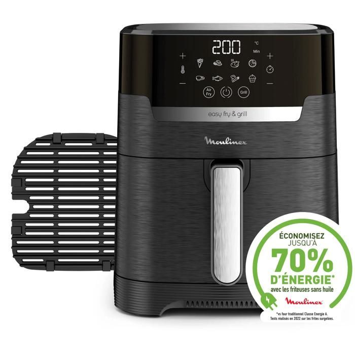 Moulinex Easy Fry & Grill, Air fryer, 4.6L, 6 people, Digital, EZ505810