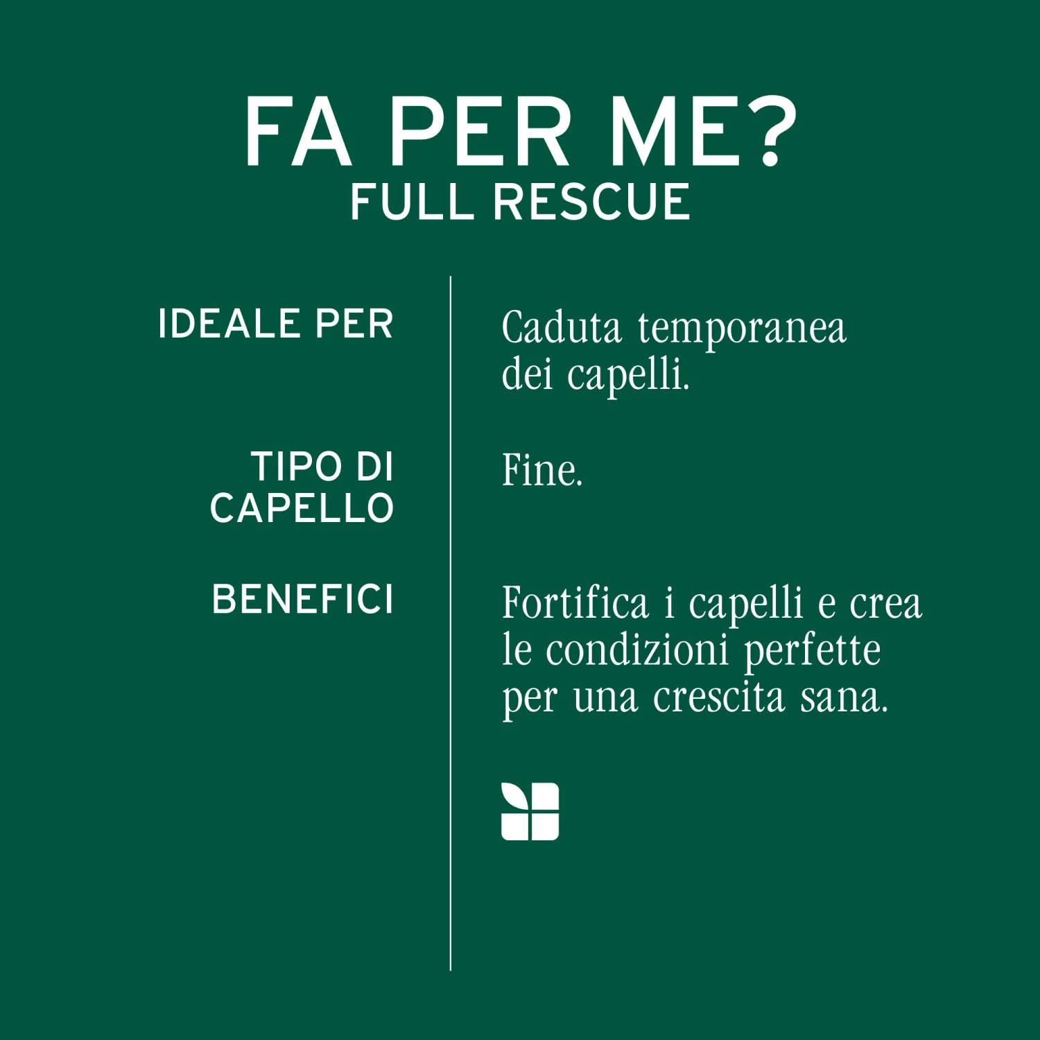 Full Rescue Trattamento Aminexil - Trattamento Anticaduta Capelli