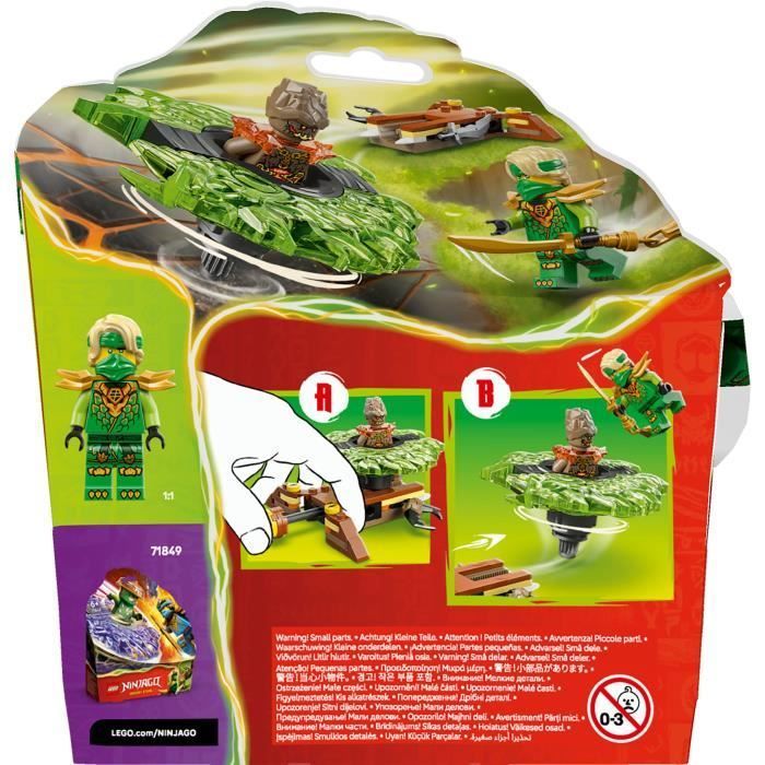 LEGO NINJAGO 71850 Lloyd contra la peonza del monstruo de la Tierra - Set de construcción