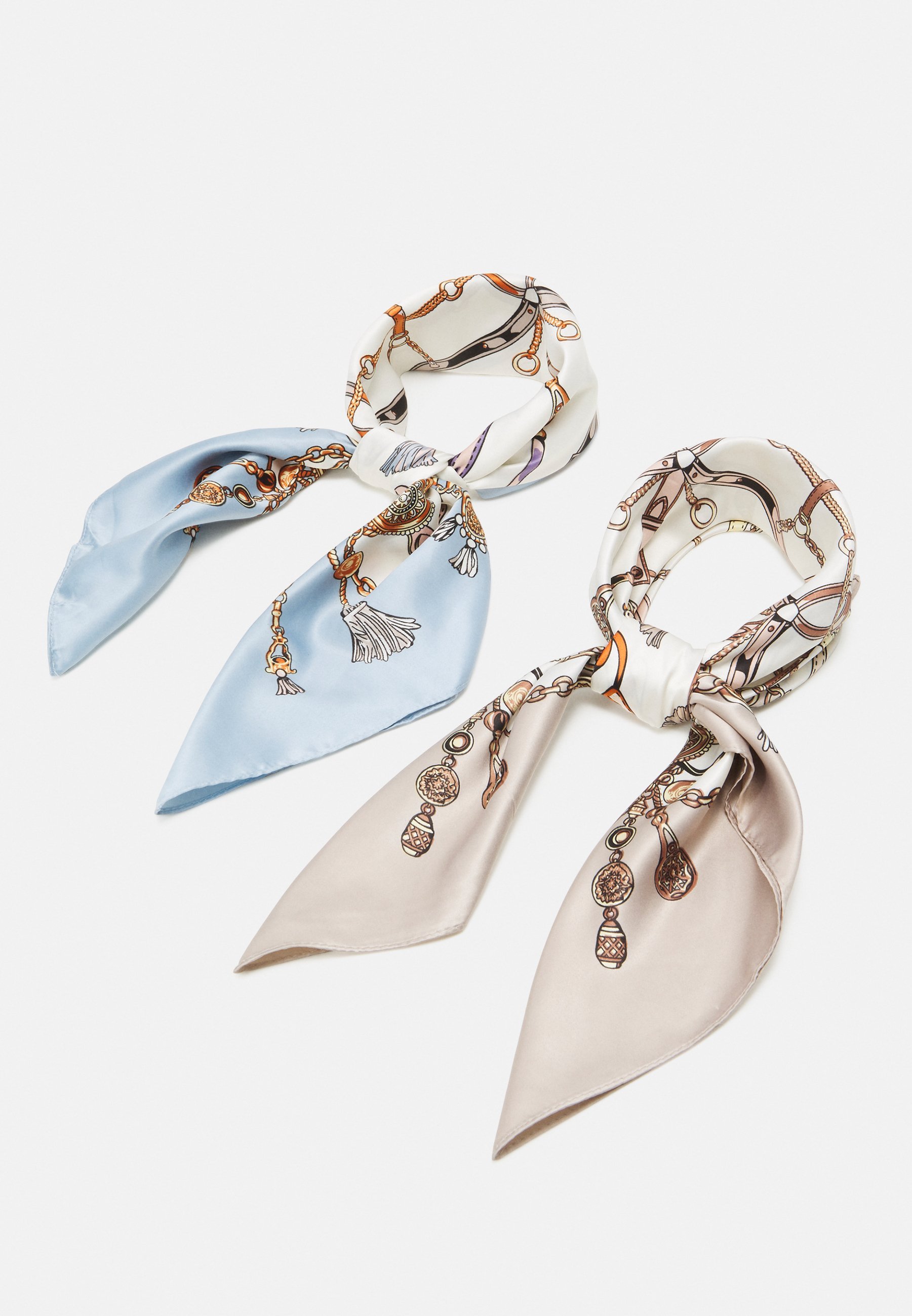 Anna Field 2-pack - Foulard - blauw/roze