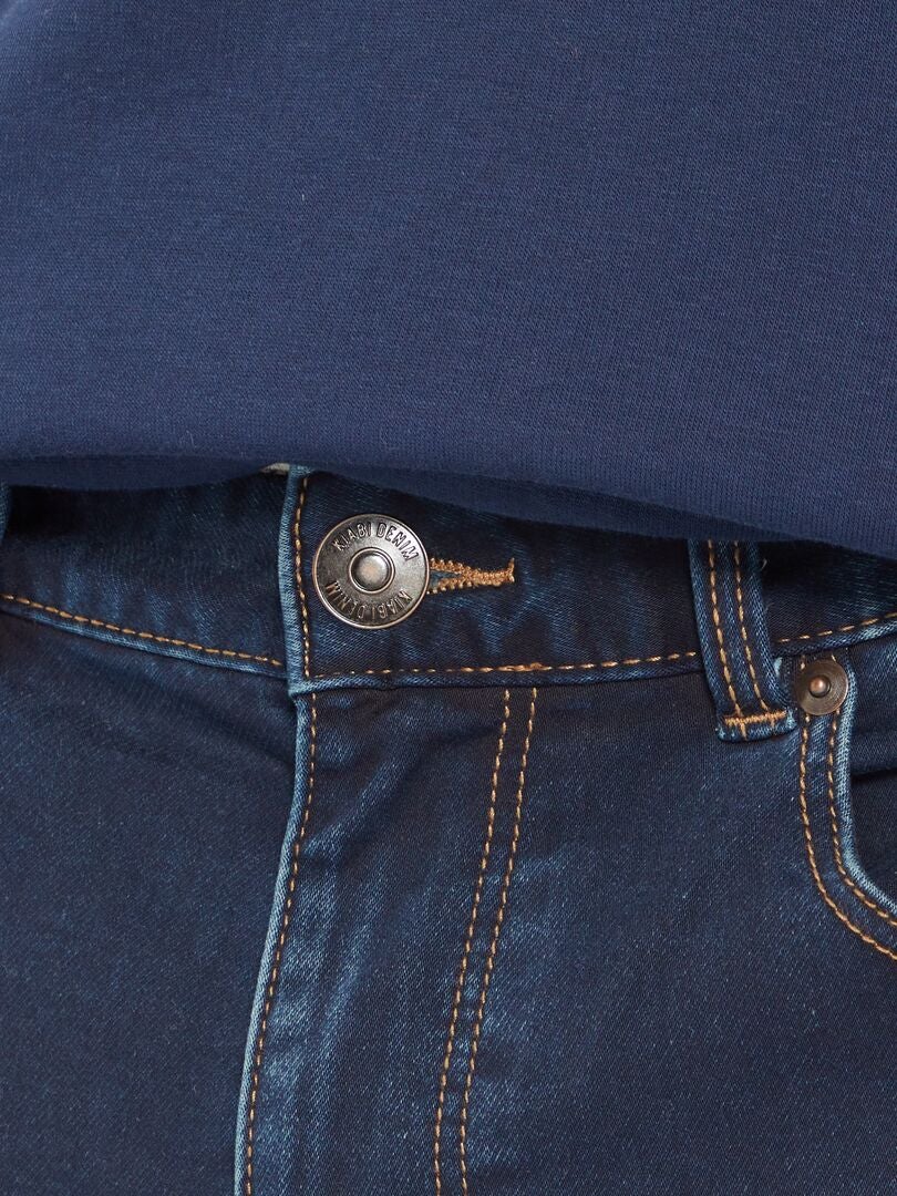 Pantalones vaqueros ajustados elásticos - Talla L30 - AZUL