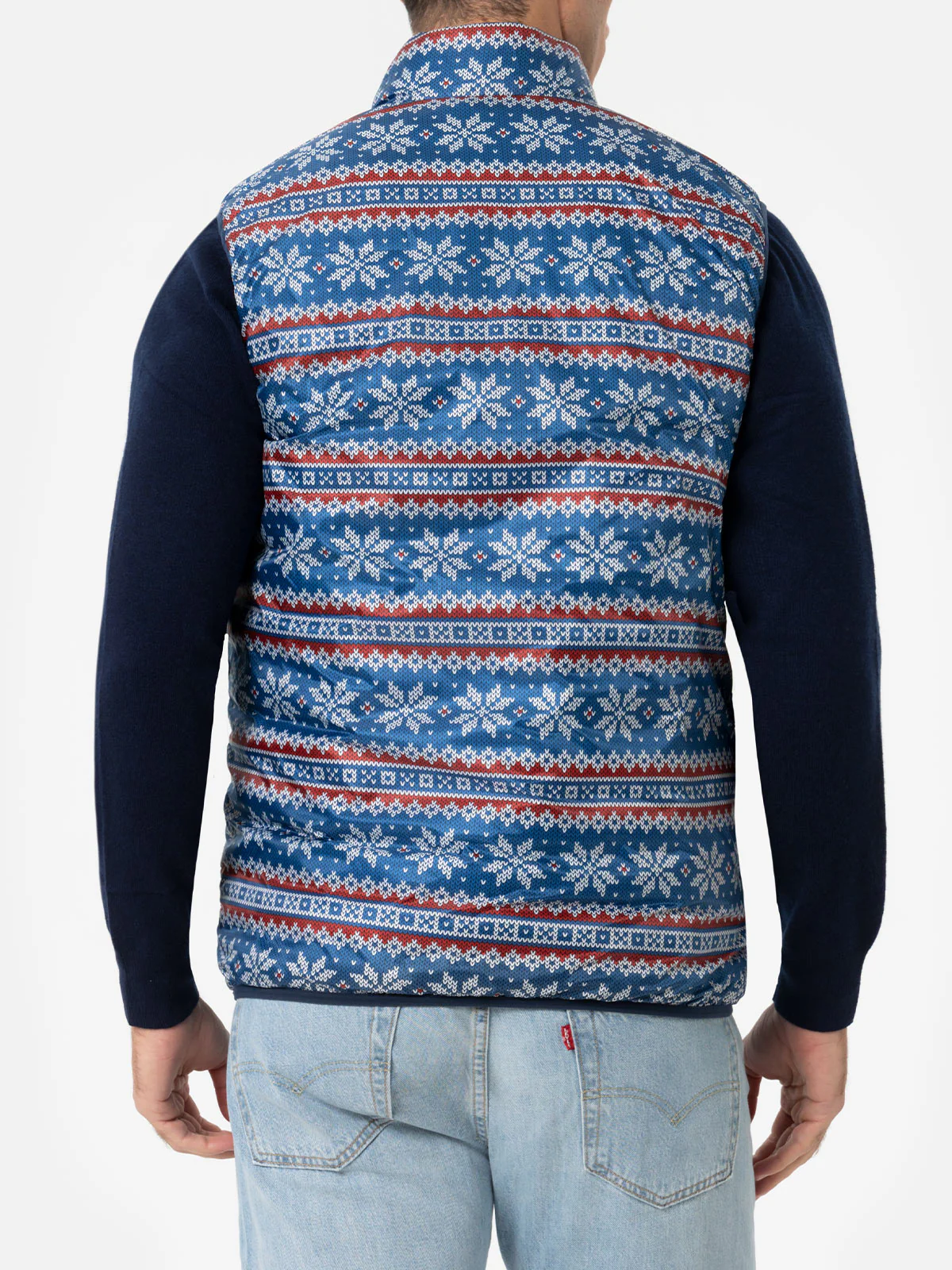 Gilet matelassé rouge Aspen pour homme