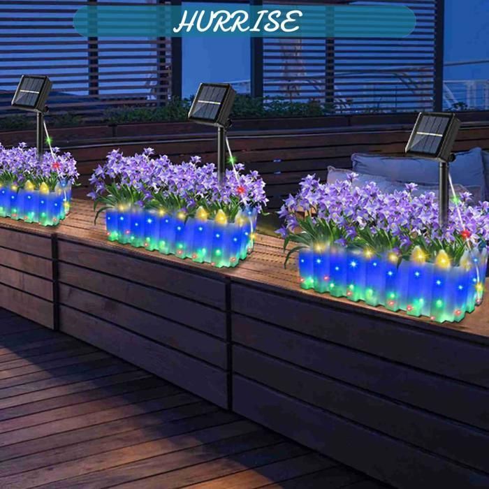 Luces solares Sonew para macetas de exterior, balcones, jardines y bolardos, color amarillo/verde.