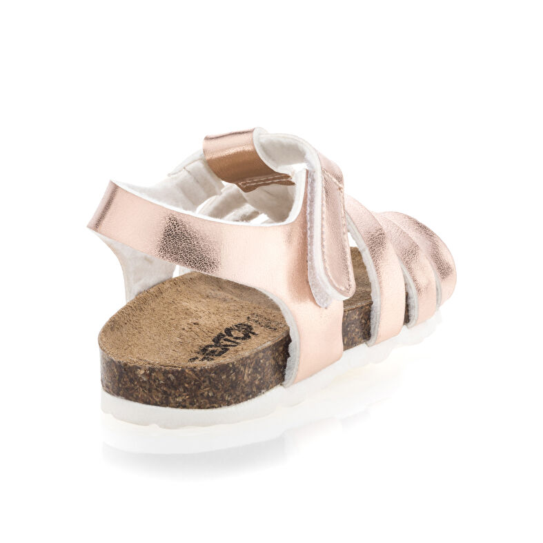 Sandalias rosas para niña / Zapatos de punta abierta
