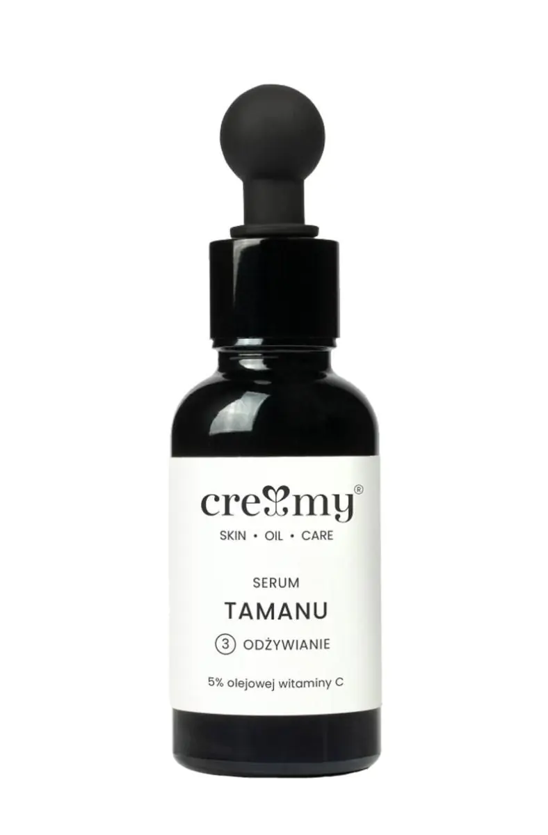 Creamy Tamanu Wygładzające serum olejowe do twarzy z wit. C 5% 30 ml