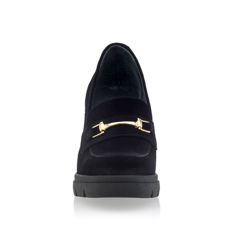 Mocassini/scarpe da barca neri da donna